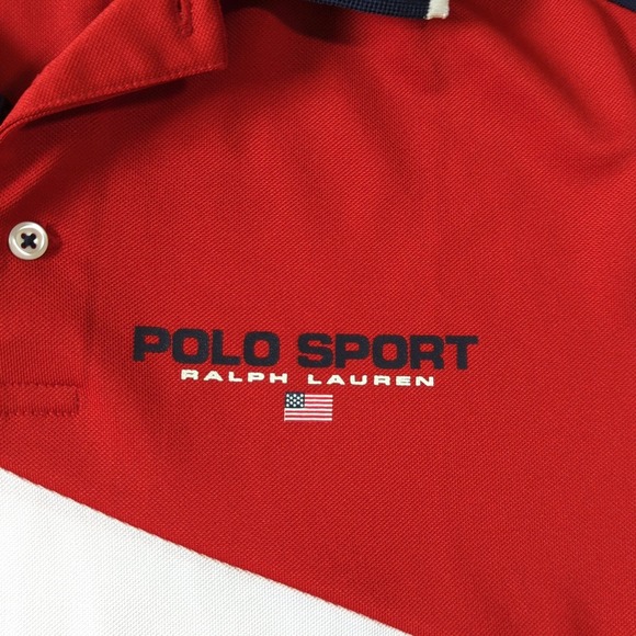 Polo Sport Ralph Lauren Mens Performance Colorblock Polo Shirt Small NWT - Picture 5 of 10
